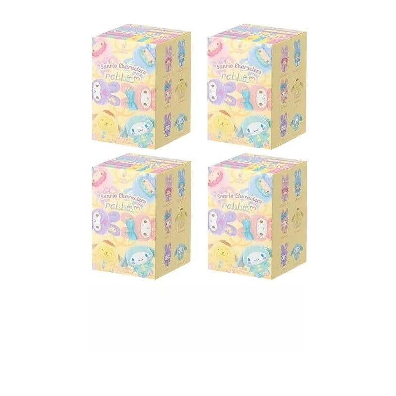 Sanrio Bunny series blind box Cinnamoroll Kuromi my melody hand-made desktop ornaments girl gift. toys