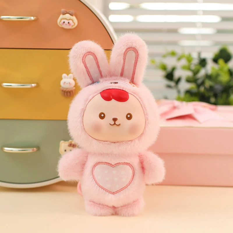 16cm Cute Vinyl Face Plush Toys Small Animal Plush Toy Pendant Panda,Dog, Rabbit,Cats,Plush Toys Soft Surprise Gifts For Kids