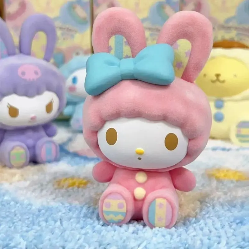 Sanrio Bunny series blind box Cinnamoroll Kuromi my melody hand-made desktop ornaments girl gift. toys