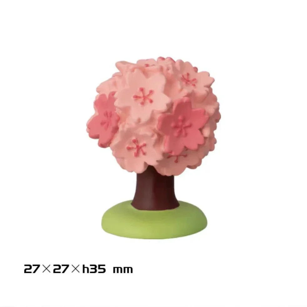 ZAKKA Japanese Style Cute Cat Flower Appreciation Cherry Blossom Matcha INS Trendy Toy DIY Resin Handicraft Small Ornaments