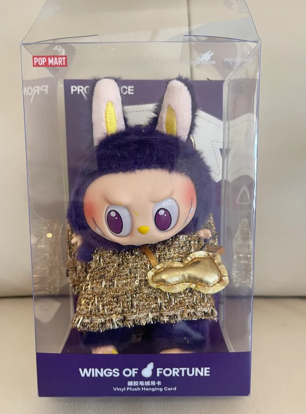 New Arrival Monster Labubu Zimomo Angel Creative Change Doll Diy Figure Vinyl Pendant Doll Model Toy Replica Birthday Xmas Gift