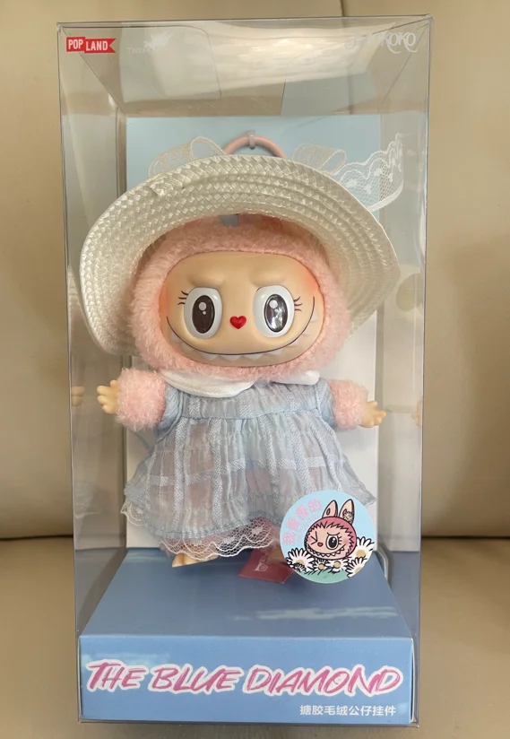 New Arrival Monster Labubu Zimomo Angel Creative Change Doll Diy Figure Vinyl Pendant Doll Model Toy Replica Birthday Xmas Gift