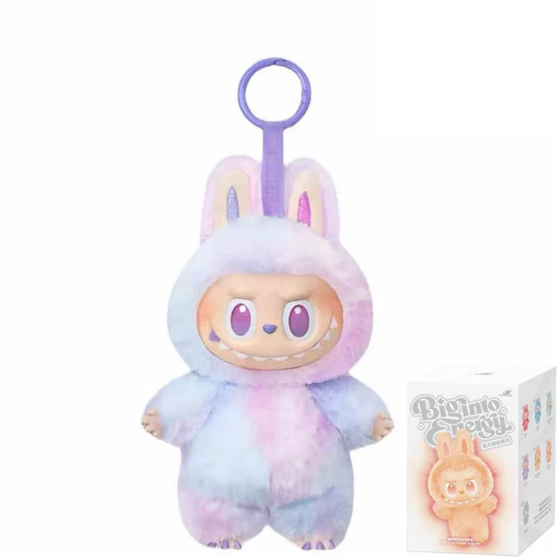 Miniso V2 LABU Monsters Heartbeat Macaron Enamel Face Cute Stuffed Pvc Figurine Tabletop Ornament Kawaii Toy Birthday For Kid