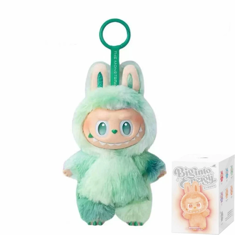 Miniso V2 LABU Monsters Heartbeat Macaron Enamel Face Cute Stuffed Pvc Figurine Tabletop Ornament Kawaii Toy Birthday For Kid