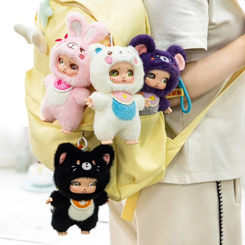 Cute Animals Vinyl Face Plush Toys Popular Stuffed Plush Rabbit, Cat, Bear, Mouse Toy Pendant Gift for Animal Enthusiasts Cute Animals Vinyl Face Plush Toys Popular Stuffed Plush Rabbit, Cat, Bear, Mouse Toy Pendant Gift for Animal Enthusiasts