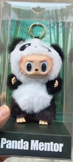 New Arrival Monster Labubu Zimomo Angel Creative Change Doll Diy Figure Vinyl Pendant Doll Model Toy Replica Birthday Xmas Gift