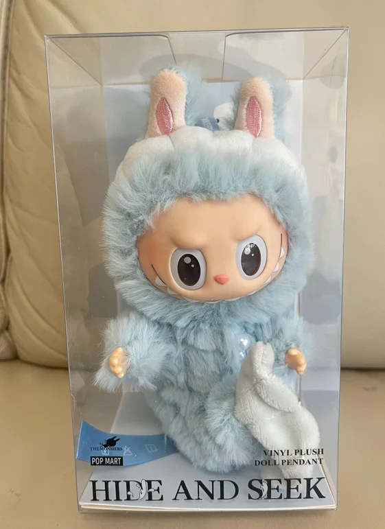 New Arrival Monster Labubu Zimomo Angel Creative Change Doll Diy Figure Vinyl Pendant Doll Model Toy Replica Birthday Xmas Gift