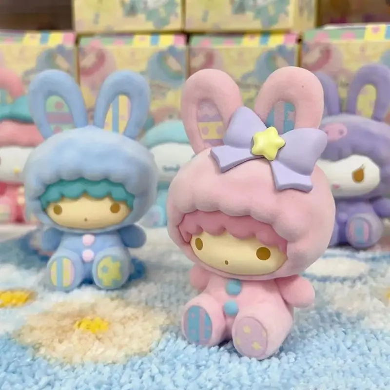 Sanrio Bunny series blind box Cinnamoroll Kuromi my melody hand-made desktop ornaments girl gift. toys