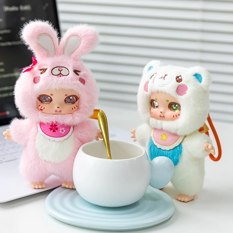Cute Animals Vinyl Face Plush Toys Popular Stuffed Plush Rabbit, Cat, Bear, Mouse Toy Pendant Gift for Animal Enthusiasts Cute Animals Vinyl Face Plush Toys Popular Stuffed Plush Rabbit, Cat, Bear, Mouse Toy Pendant Gift for Animal Enthusiasts