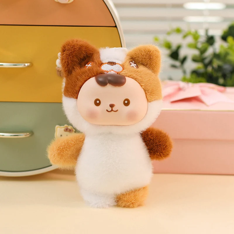 16cm Cute Vinyl Face Plush Toys Small Animal Plush Toy Pendant Panda,Dog, Rabbit,Cats,Plush Toys Soft Surprise Gifts For Kids