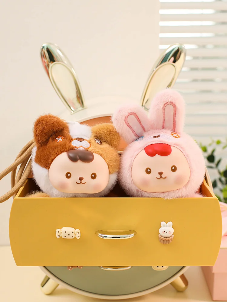 16cm Cute Vinyl Face Plush Toys Small Animal Plush Toy Pendant Panda,Dog, Rabbit,Cats,Plush Toys Soft Surprise Gifts For Kids